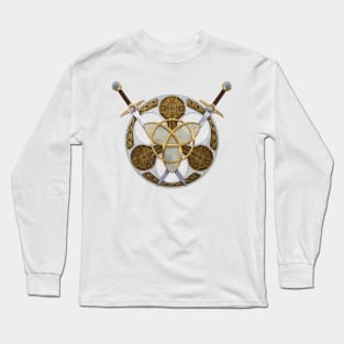 Celtic Shield and Swords Long Sleeve T-Shirt